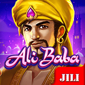 Ali Baba slot cover with golden treasure theme