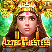 Aztec Priestess jungle temple slot cover