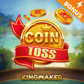 Coin Toss gold coin flip table cover