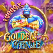 Golden Genie lamp and treasure slot cover