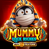 Mummy Lock Riches Egyptian tomb slot cover