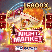 Night Market street food stall slot cover